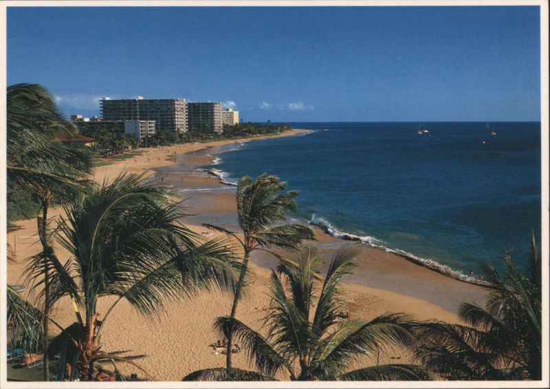 Maui's Kaanapali Beach White Sands Reach the Horizon Hawaii