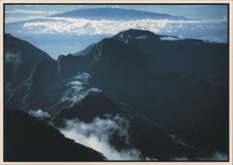 Above West Maui Mountains, Haleakala Peak, Hawaii