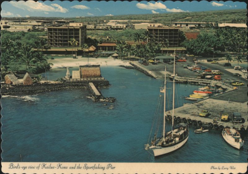 Bird's-eye View King Kamehameha Hotel & Sportfishing Pier Kailua-Kona Hawaii