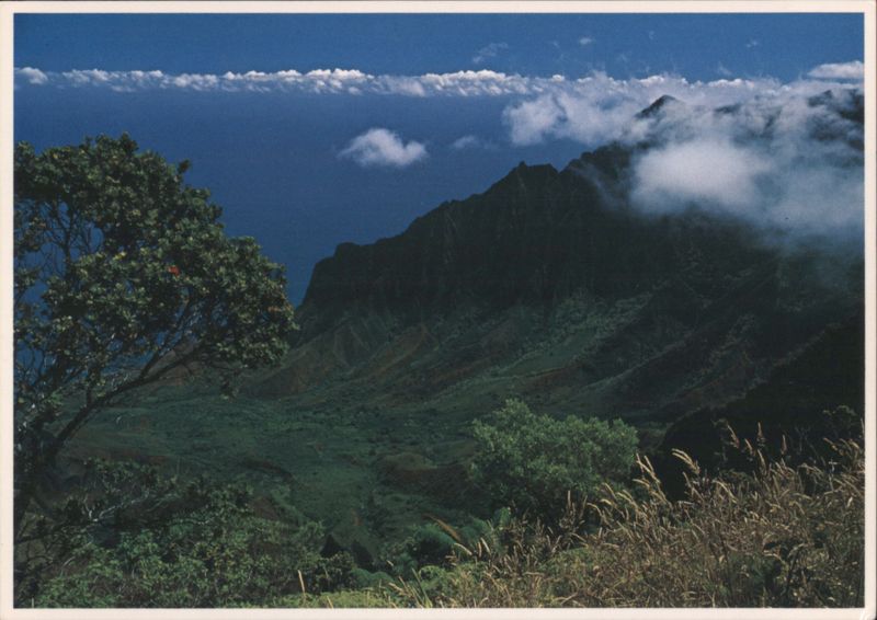 Kauai The Garden Isles Grandeur Mountain Valley View Hawaii