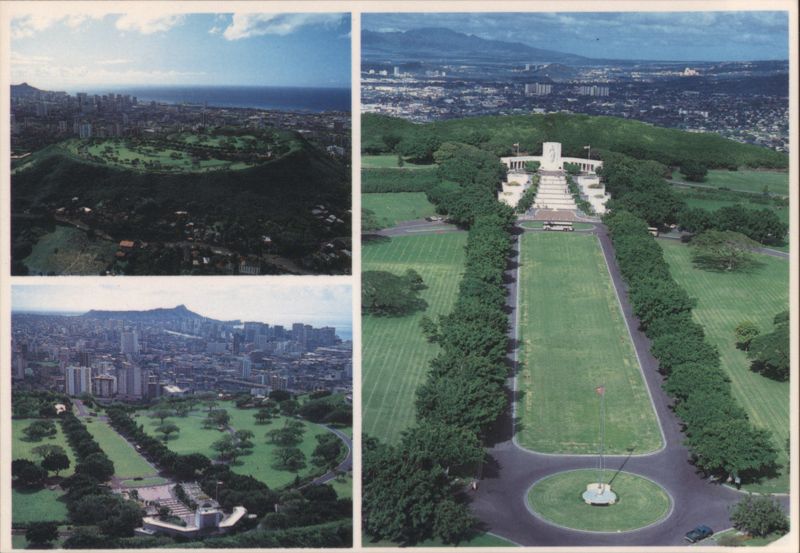 National Memorial Cemetery of the Pacific Punchbowl Crater Honolulu Hawaii