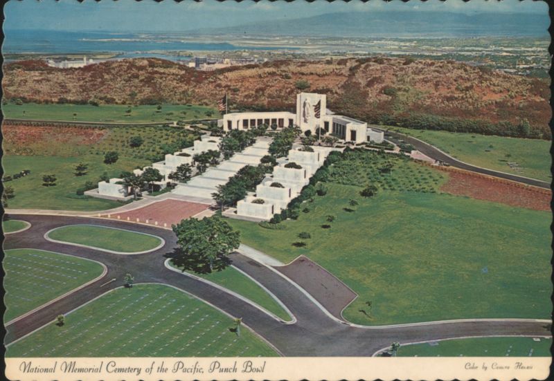 National Memorial Cemetery of the Pacific, Punch Bowl Crater Honolulu Hawaii