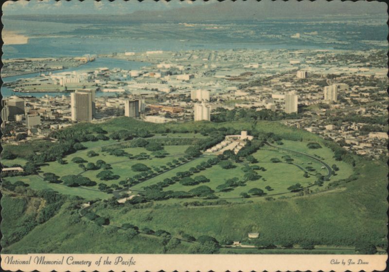 National Memorial Cemetery of the Pacific, Punchbowl Crater Honolulu Hawaii