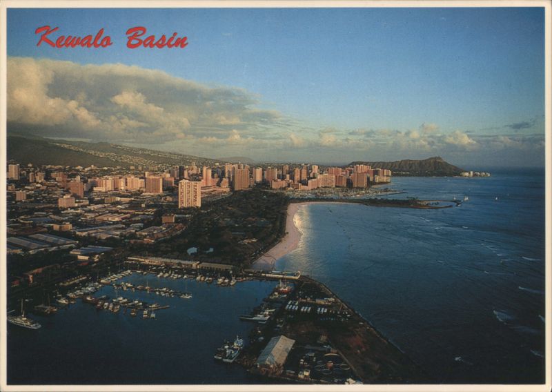 Kewalo Basin, Ala Moana Beach Park, Magic Island View Honolulu Hawaii