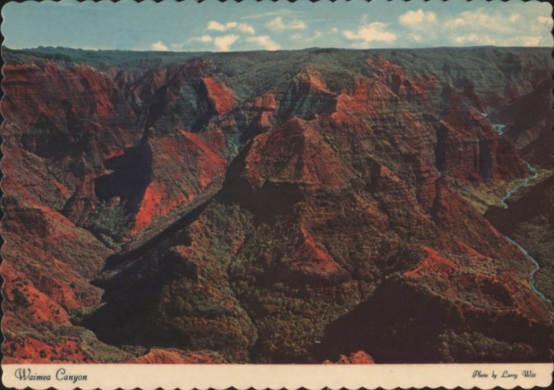 Waimea Canyon, Grand Canyon of the Pacific View Kauai Hawaii