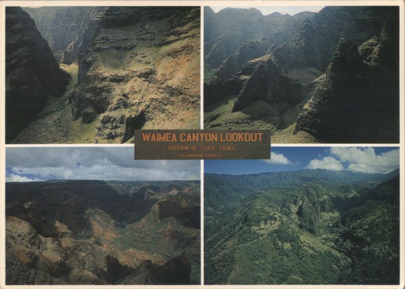 Waimea Canyon Lookout, Kauai, HI - Four Views Hawaii