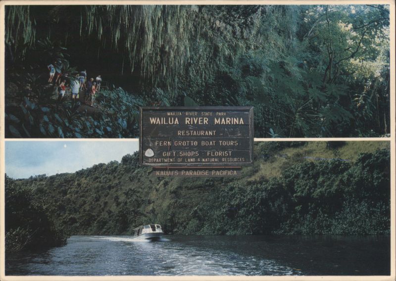 Wailua River Marina & Fern Grotto Boat Tours, Kauai Hawaii