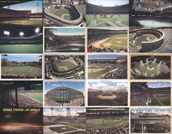 Set of 20: Sports Stadiums, Baseball Fields (Reproductions) Postcard