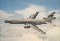 Scandinavian Airlines SAS DC-10 Airliner OY-KDA Postcard