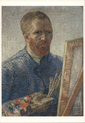 Vincent van Gogh Self-portrait as an Artist F522 Postcard
