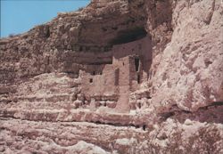 Montezuma Castle National Monument Cliff Dwelling Postcard