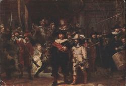 Rembrandt van Rijn's The Night Watch, Rijksmuseum Postcard