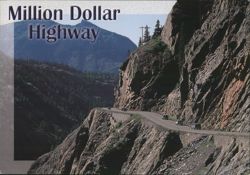 Million Dollar Highway, San Juan Mountains, CO Postcard