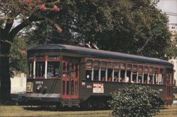 New Orleans Street Car 953 St. Charles Line Trolley Postcard