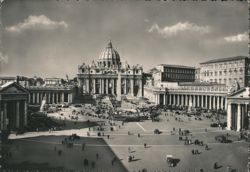 Piazza and Basilica di S. Pietro, Roma Postcard