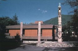 Totem Heritage Center and Totem Pole, Southeastern Alaska Postcard