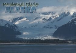 Mendenhall Glacier, Alaska - Snow-Capped Mountains Postcard