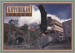 Thundering Wings Totemic Carving, Ketchikan Postcard