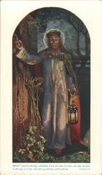 The Light of the World by W. Holman Hunt, St. Paul's Cathedral Postcard