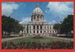 Minnesota State Capitol Building, Dome inspired by St. Peter's Postcard