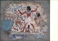 Egyptian Tomb Painting: Hunting in the Papyrus Thicket Postcard
