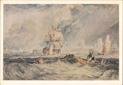 Turner's Portsmouth Water-colour (1824) Seascape Postcard