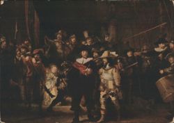 Rembrandt's The Night Watch, Rijksmuseum Amsterdam Postcard