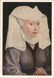 Rogier van der Weyden, Portrait of a Young Woman (Berlin) Postcard