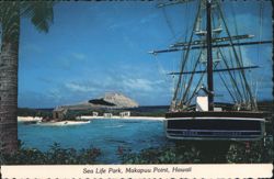 Essex Nantucket Ship Replica, Sea Life Park, Makapuu Point Postcard