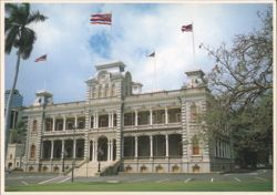 Iolani Palace, Royal Residence and Capitol, Honolulu HI Postcard