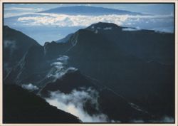 Above West Maui Mountains, Haleakala Peak, Hawaii Postcard