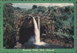 Rainbow Falls, Wailuku River, Hilo, Hawaii Postcard