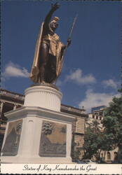Statue of King Kamehameha the Great, Honolulu, HI Postcard