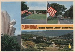Punchbowl National Memorial Cemetery of the Pacific, HI Postcard