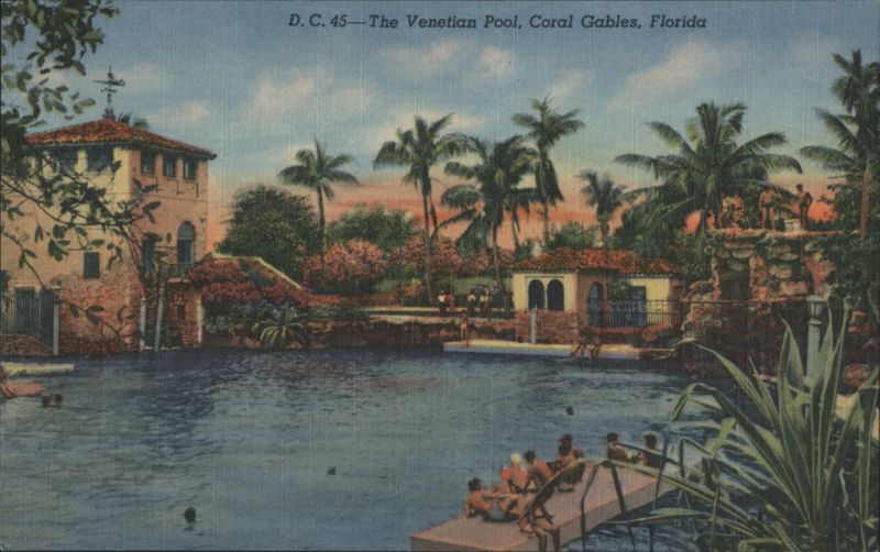 The Venetian Pool, Coral Gables, Florida Wm. Freeman