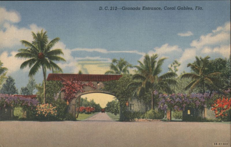 Granada Entrance, Coral Gables Florida