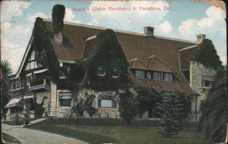 Busch's Winter Residence, Pasadena, CA California