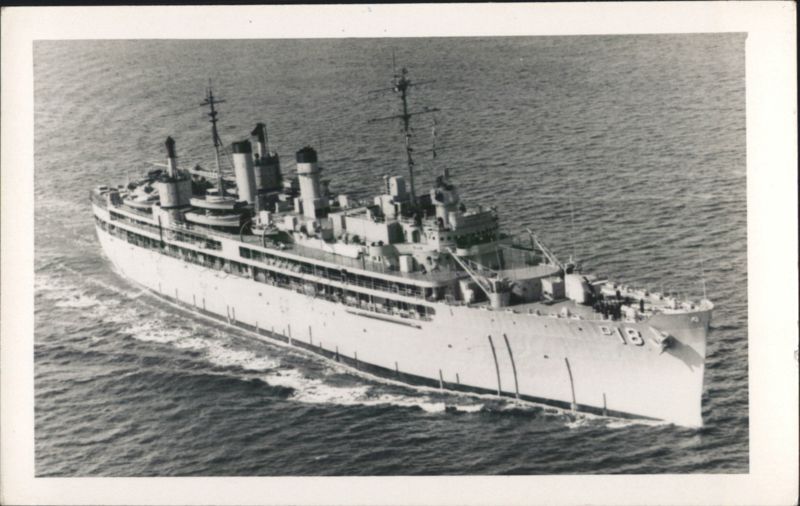 USS Sierra (AD-18) Destroyer Tender at Sea Donald M. McPherson
