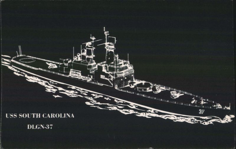 USS South Carolina DLGN-37 Nuclear Guided-Missile Frigate