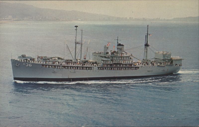 U.S.S. BRYCE CANYON (AD-36) Destroyer Tender Ships