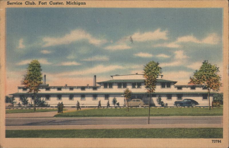 Service Club, Fort Custer, MI Michigan