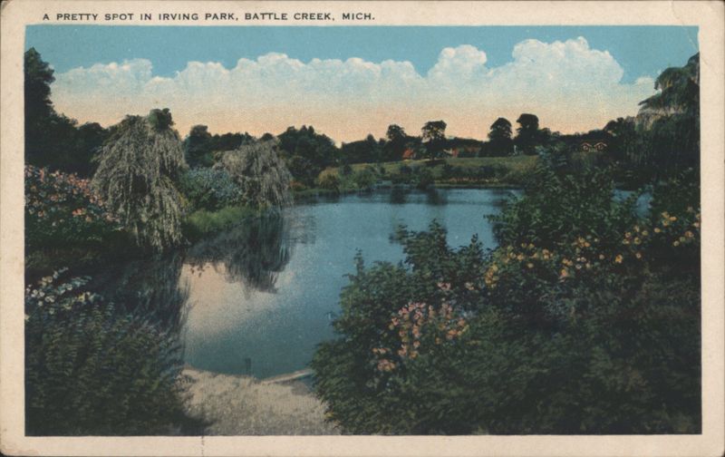 Pretty Spot in Irving Park, Battle Creek, MI Michigan