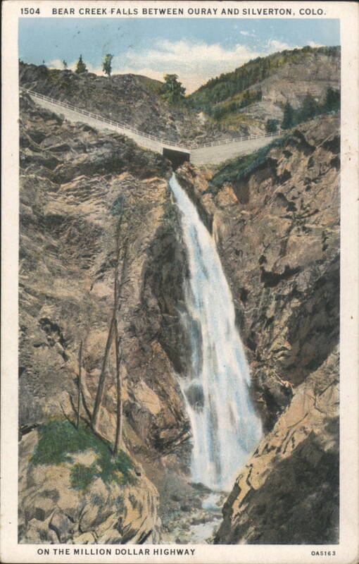 Bear Creek Falls, Million Dollar Highway, Ouray, CO Colorado