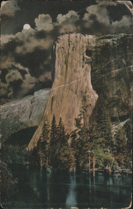 El Capitan by Moonlight, Yosemite Valley California