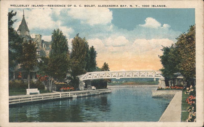 Wellesley Island – G. G. Boldt Residence, 1000 Islands Alexandria Bay New York