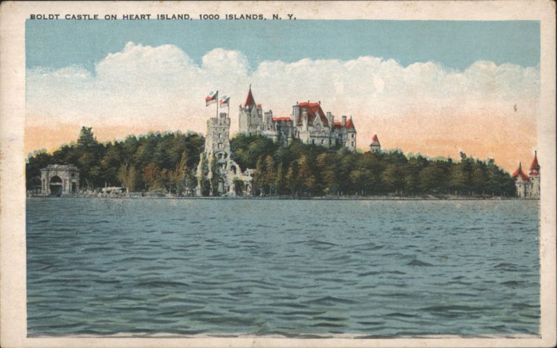 Boldt Castle on Heart Island, 1000 Islands Alexandria Bay New York