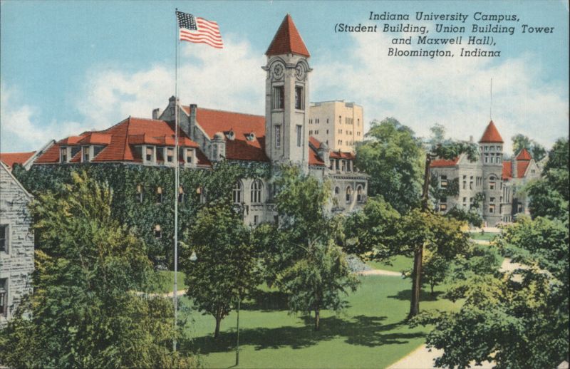 Indiana University Campus, Student Building, Union Tower Bloomington