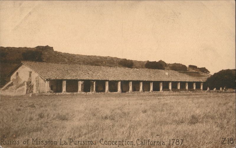 Ruins of Mission La Purisima Conception, California, 1787