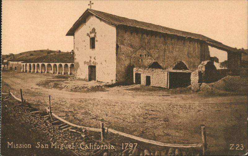 Mission San Miguel, CA 1797, Paso Robles Hot Springs California