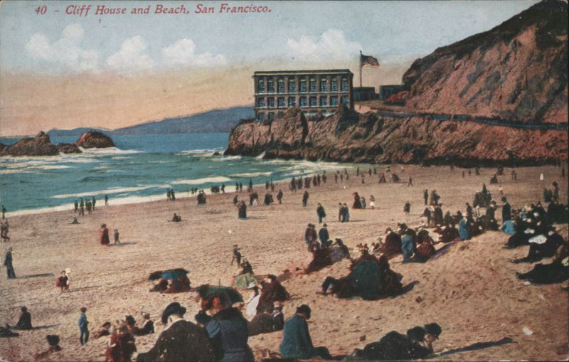 Cliff House and Beach, San Francisco California
